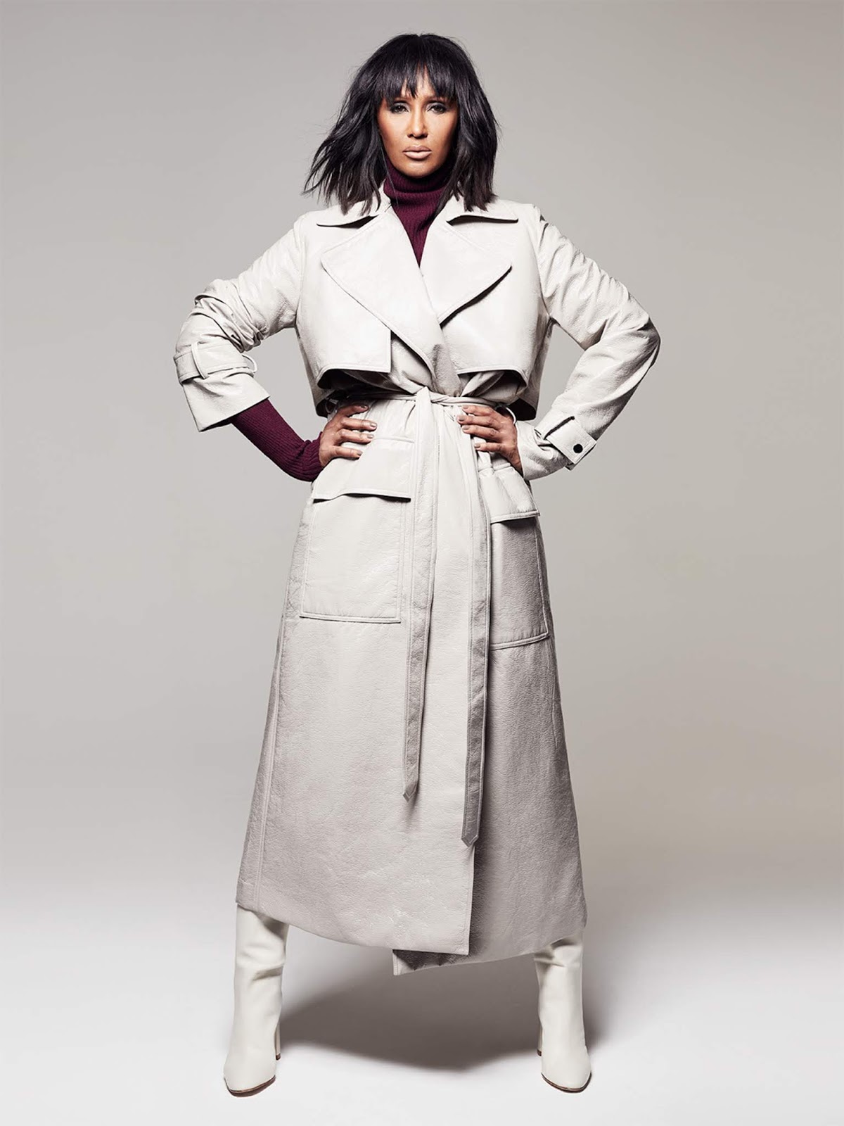 IMAN Talks Models Of Color In Fashion With Porter Edit Oct. 26